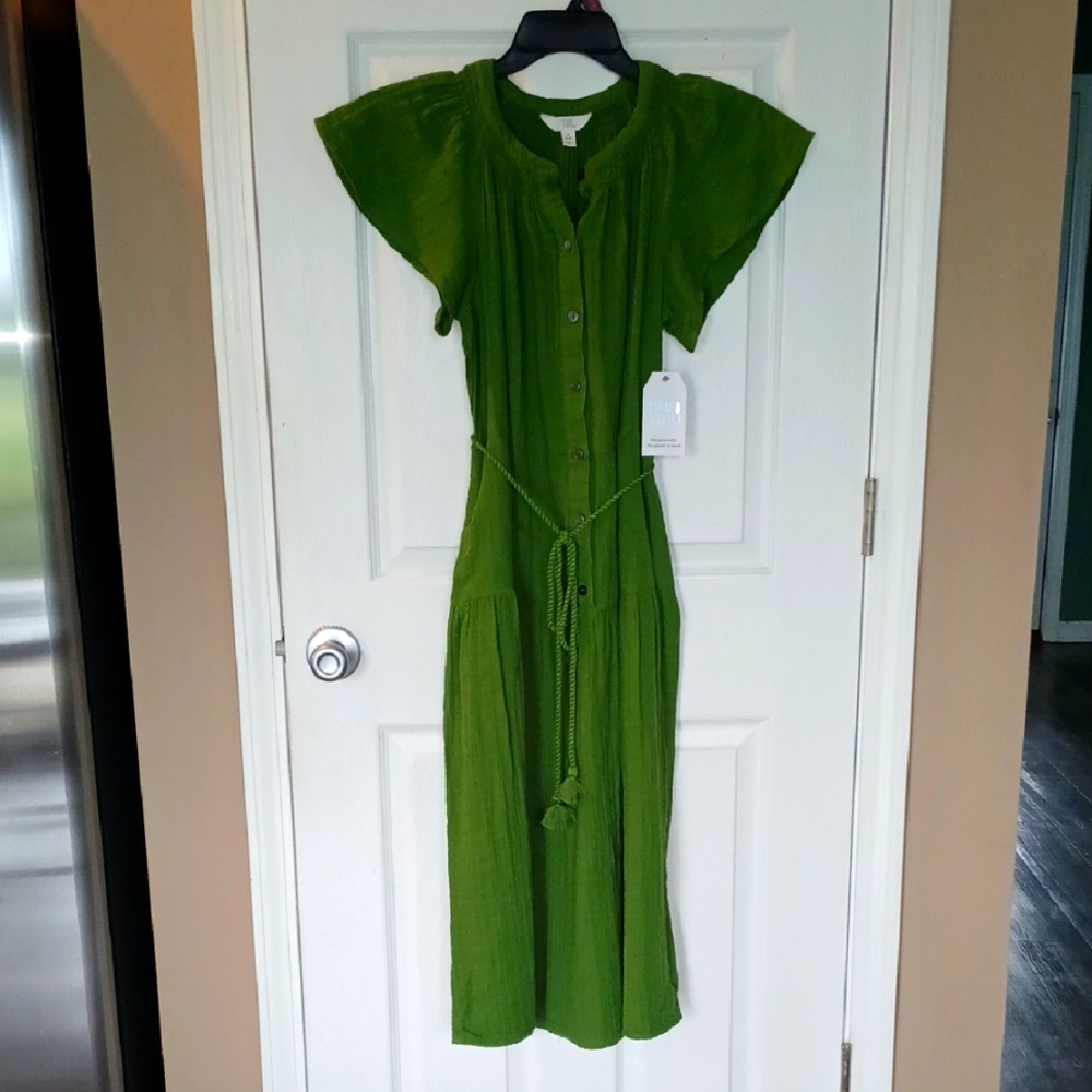 NWT Midi Dress W/pockets. Sz S (4-6)